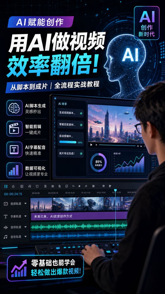 蜜桃传媒-AI视频剪辑教程传媒